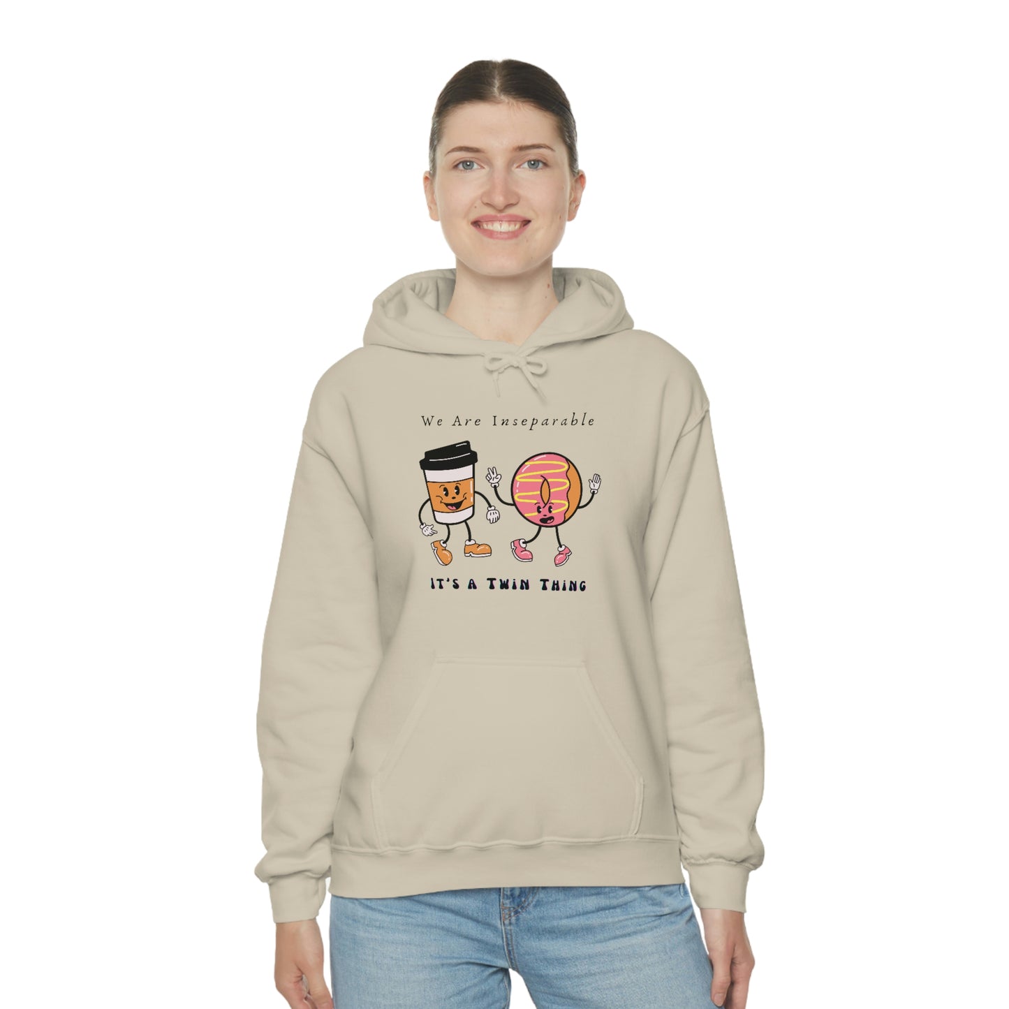 Twin, Unisex Heavy Blend™ Hooded Sweatshirt