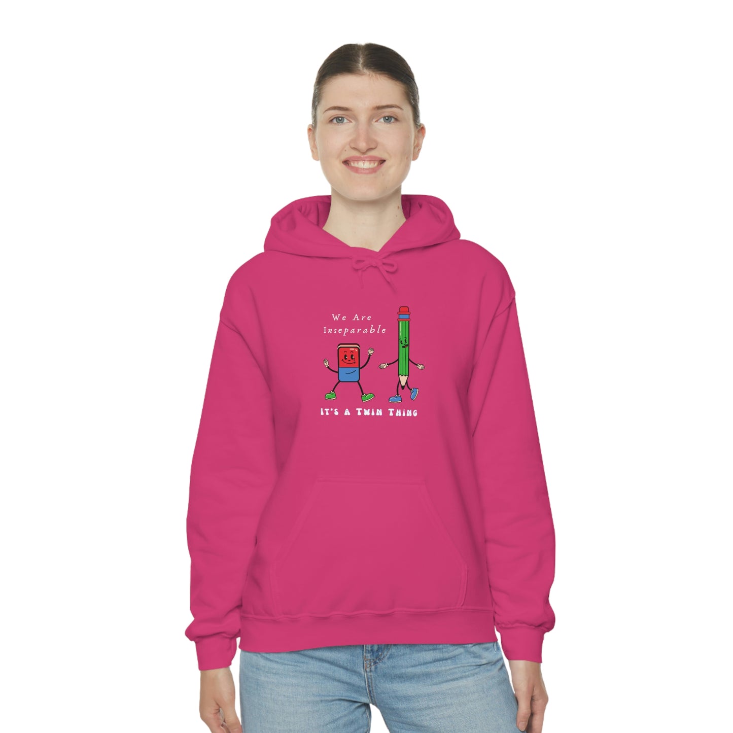 Twin, Unisex Heavy Blend™ Hooded Sweatshirt