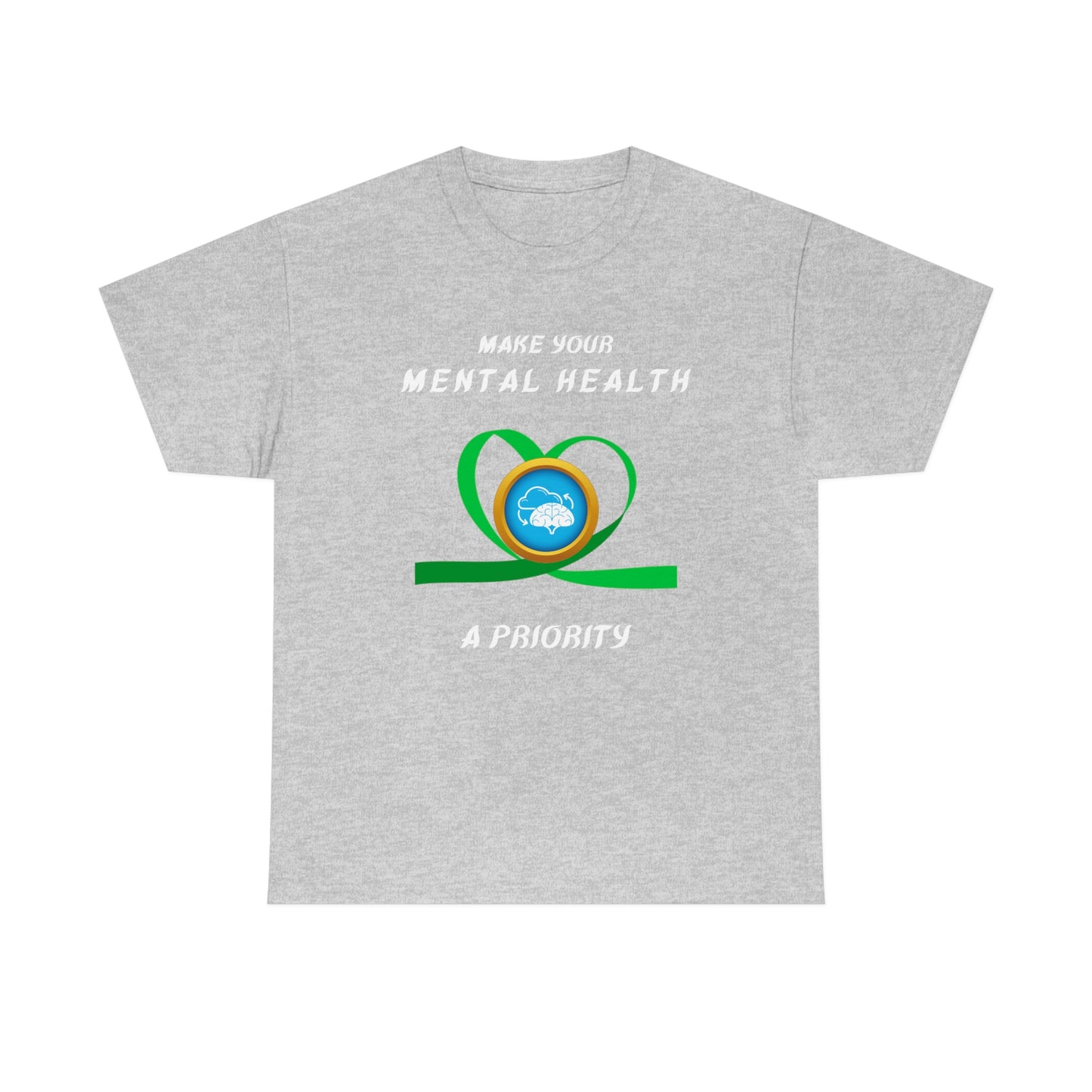 Mental Health A Priority Unisex Heavy Cotton Tee