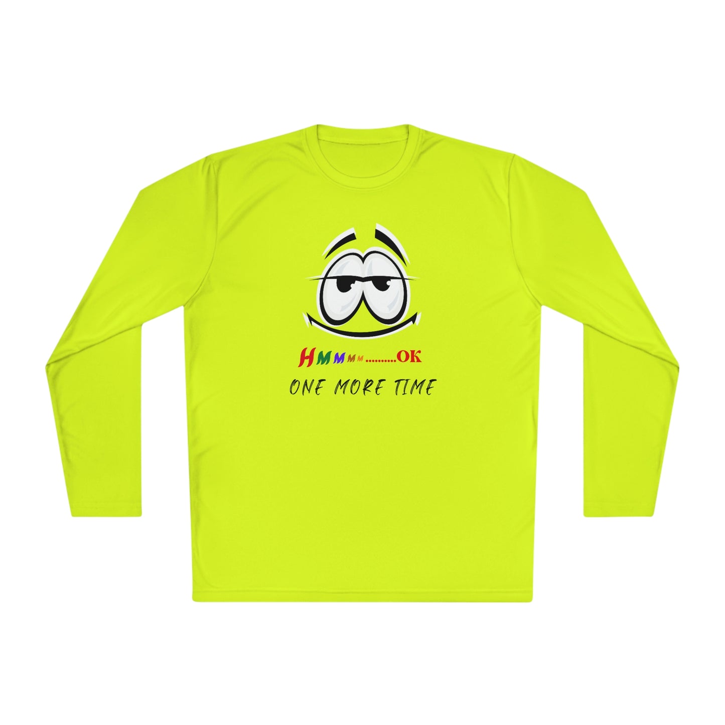 Hmmm, Unisex Lightweight Long Sleeve Tee