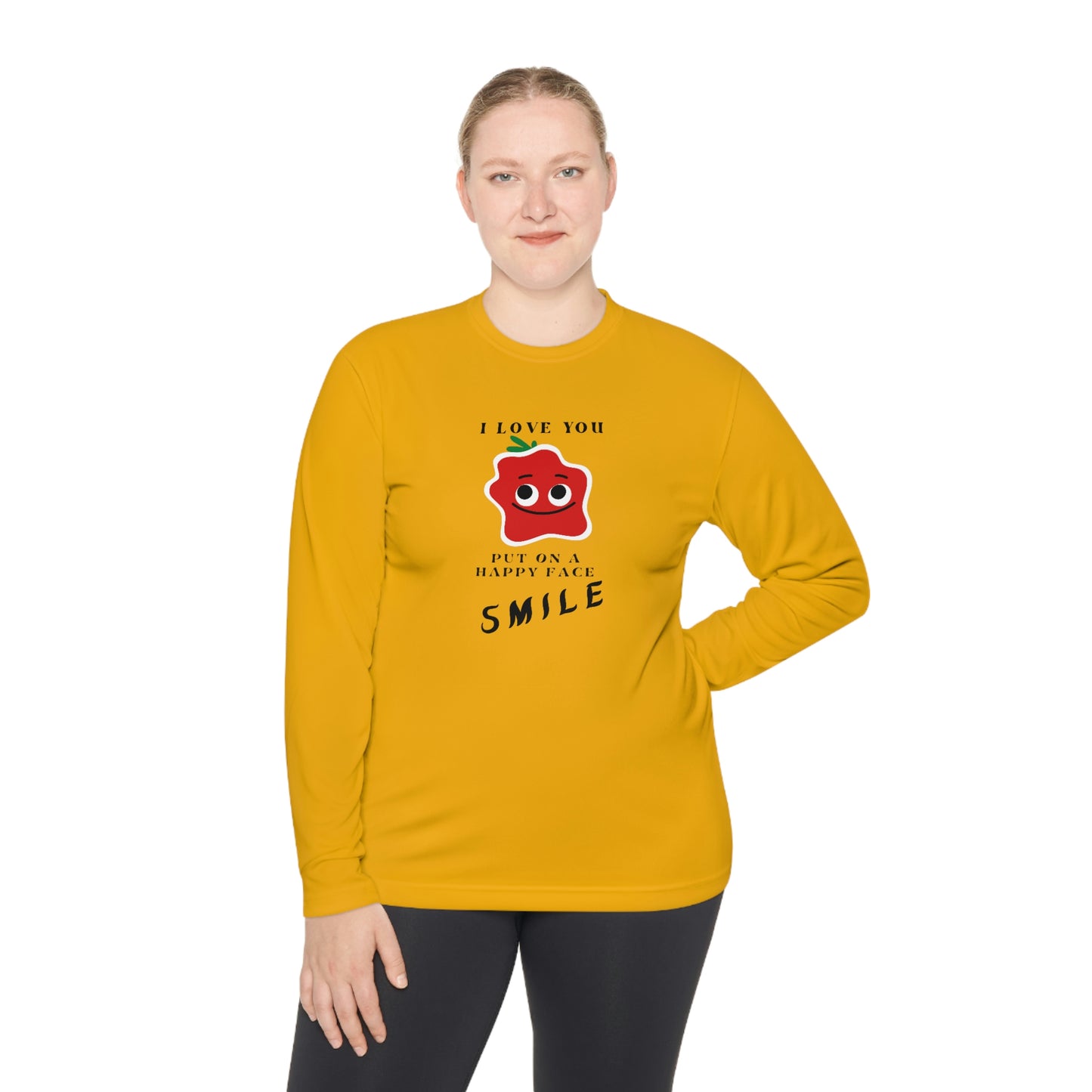 Smile Unisex Lightweight Long Sleeve Tee