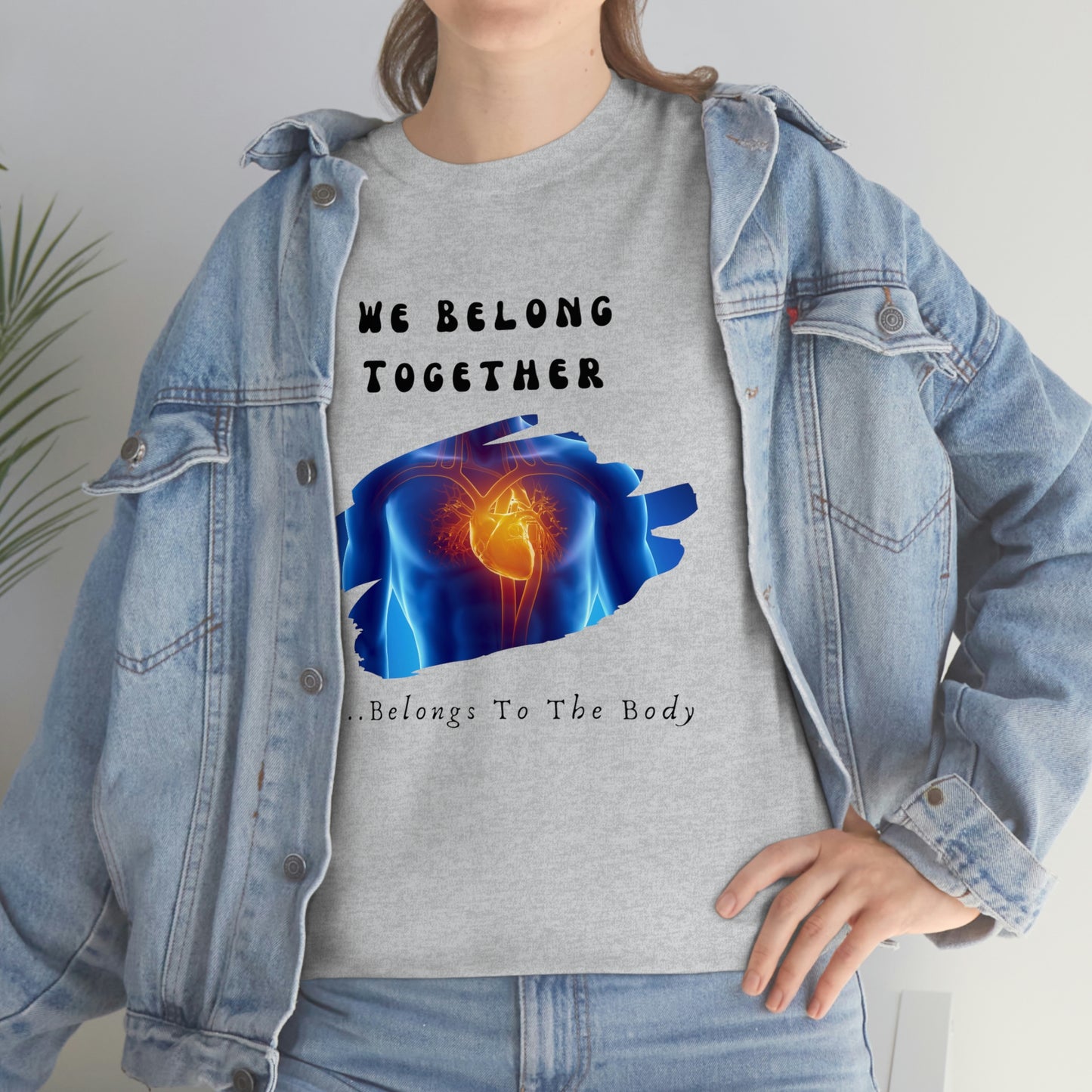 Stronger Together, Love, Unisex Heavy Cotton Tee