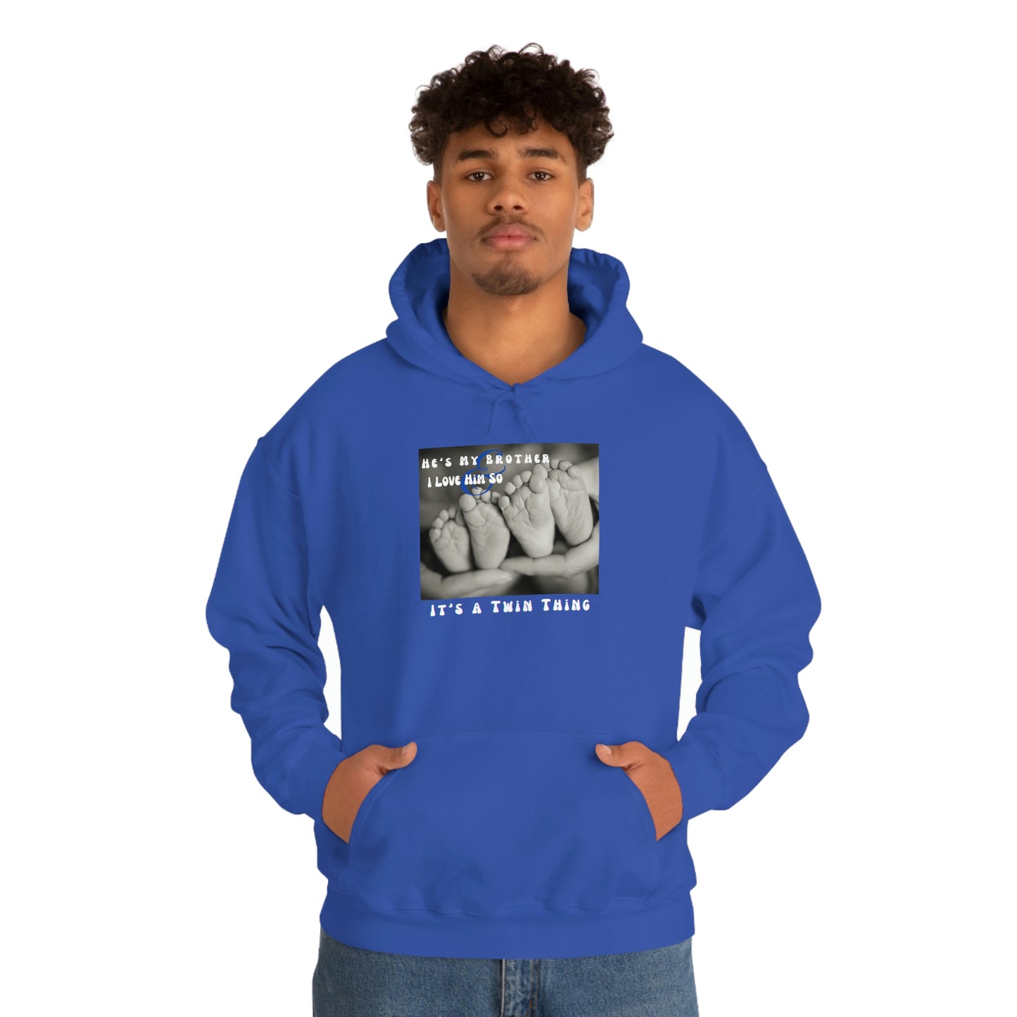 Twin, Unisex Heavy Blend™ Hooded Sweatshirt