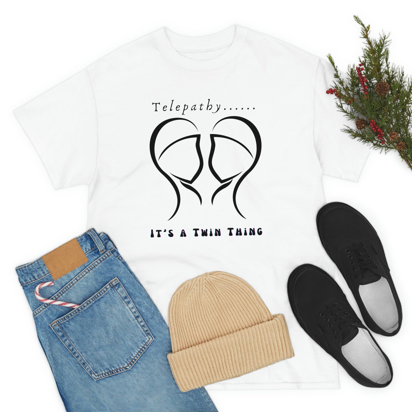 Twin, Unisex Heavy Cotton Tee