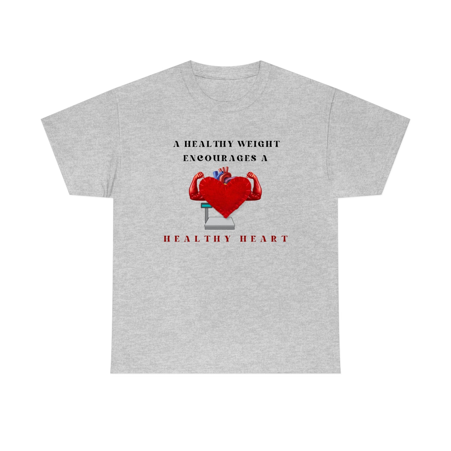 Healthy Weight Healthy Heart Unisex Heavy Cotton Tee