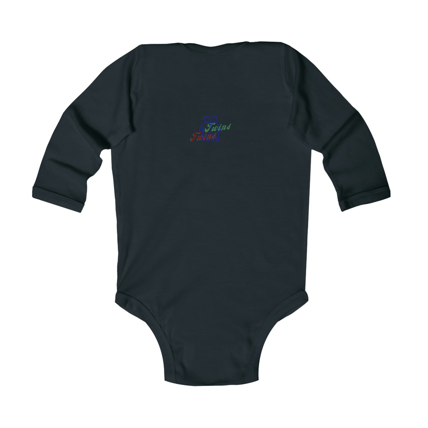 Baby Talk, Twin, Infant Long Sleeve Bodysuit