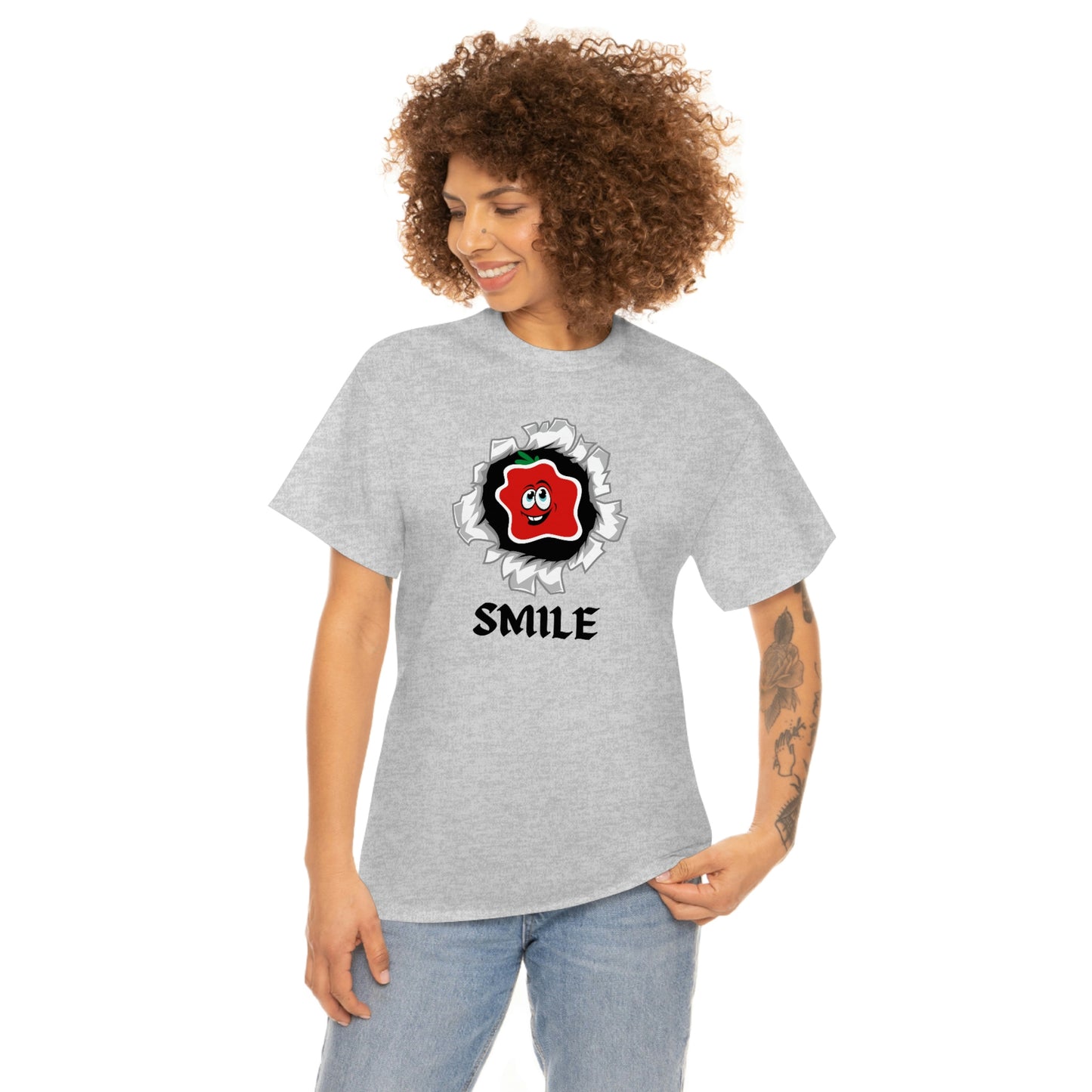 Smile Unisex Heavy Cotton Tee