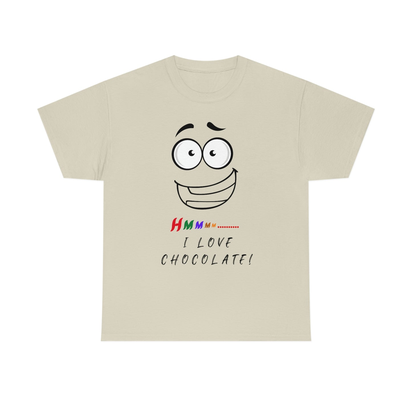 Hmmm... I Love Chocolate Unisex Heavy Cotton Tee