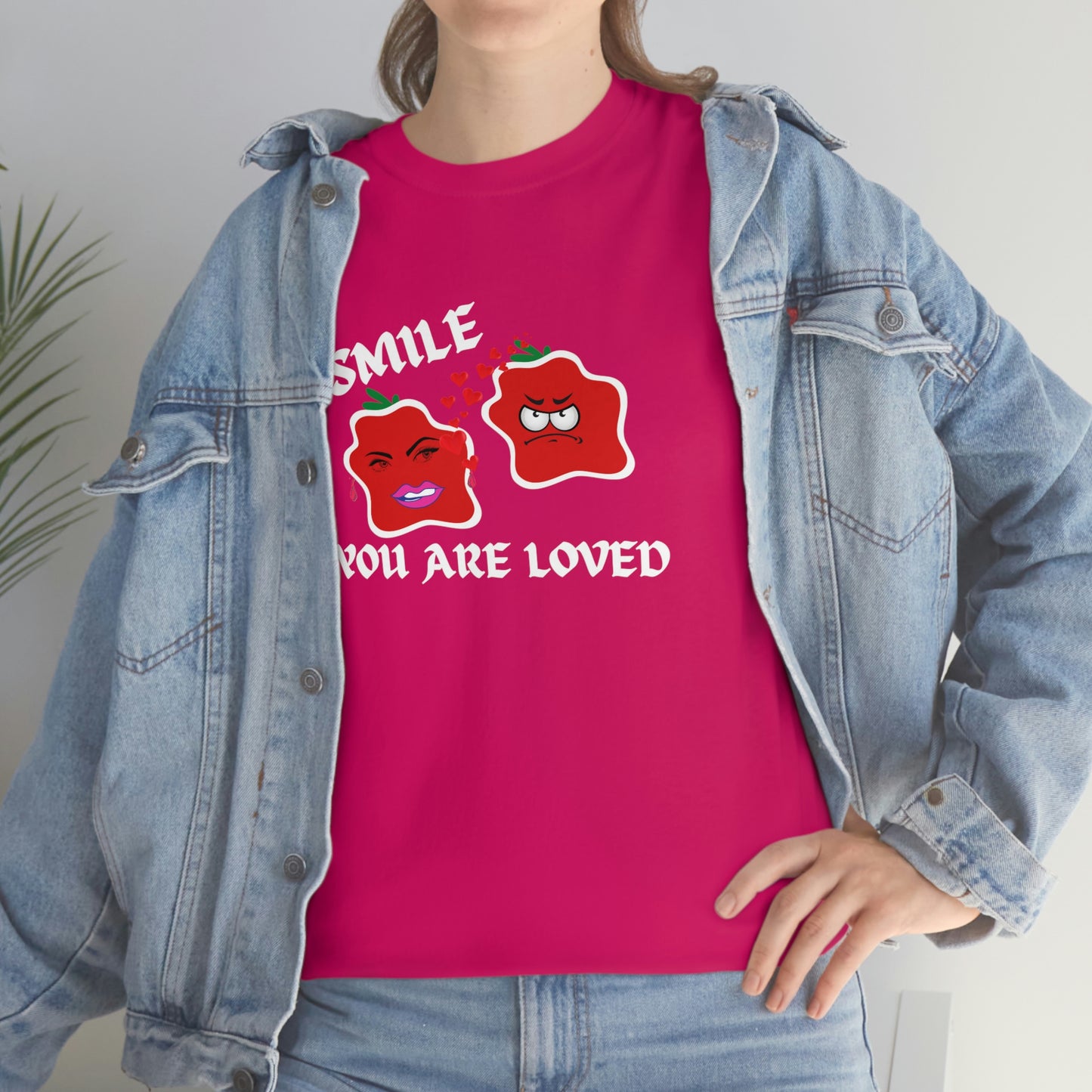 Smile, You Are Loved Unisex Heavy Cotton Tee