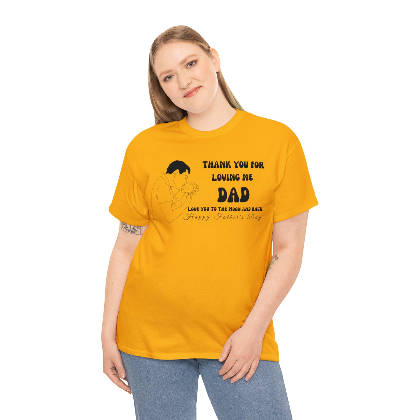 Exotic Print Father's Day Unisex Heavy Cotton Tee