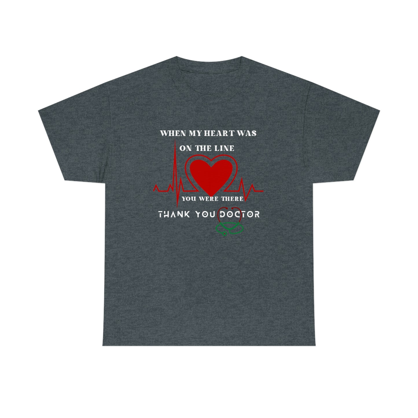 Medical, CVICU, EKG Unisex Heavy Cotton Tee