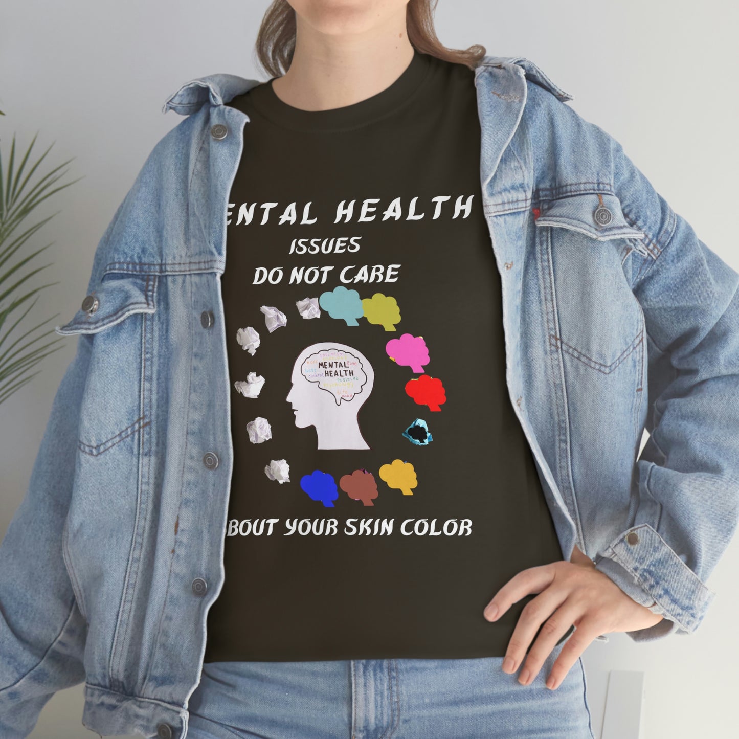 Mental Health Unisex Heavy Cotton Tee