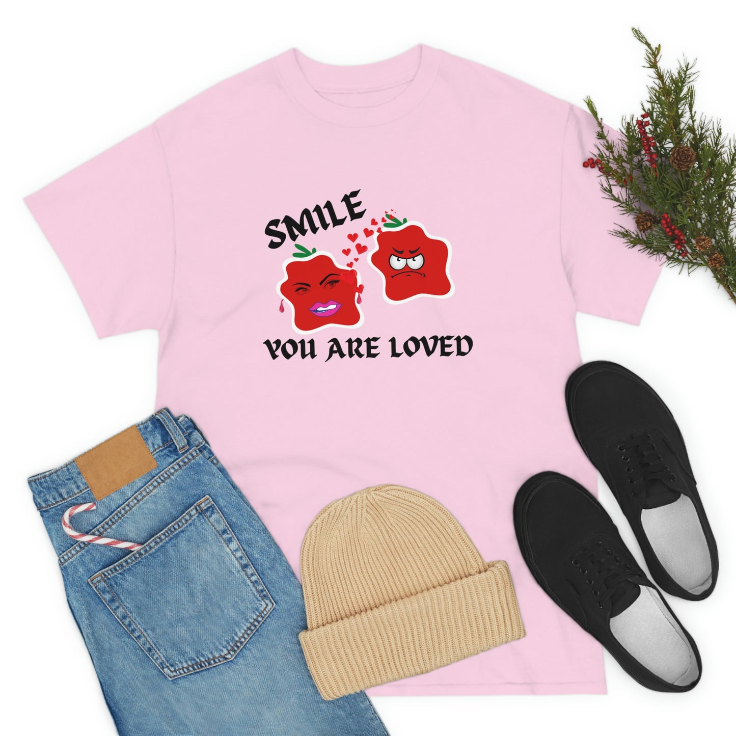 Smile Unisex Heavy Cotton Tee