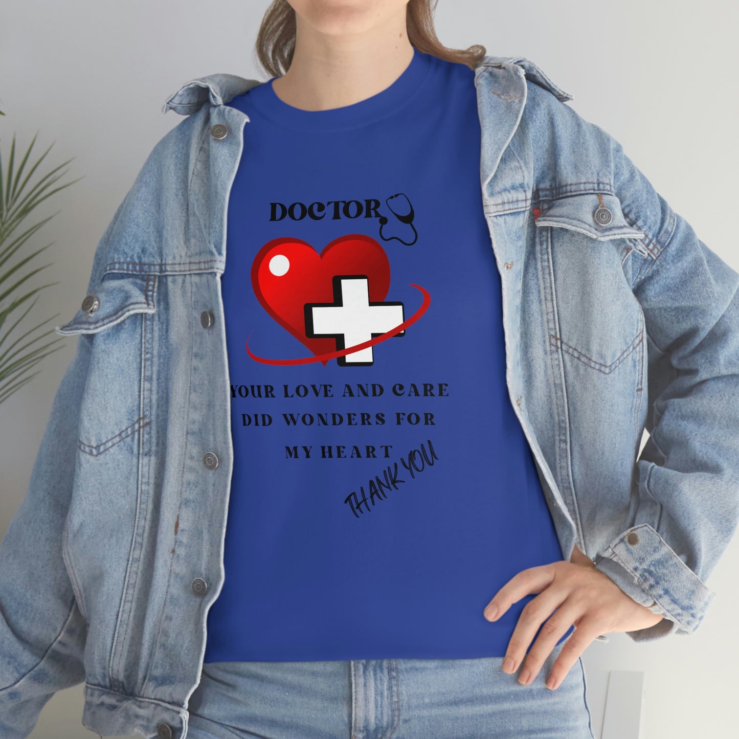 Medical, CVICU, EKG, Unisex Heavy Cotton Tee