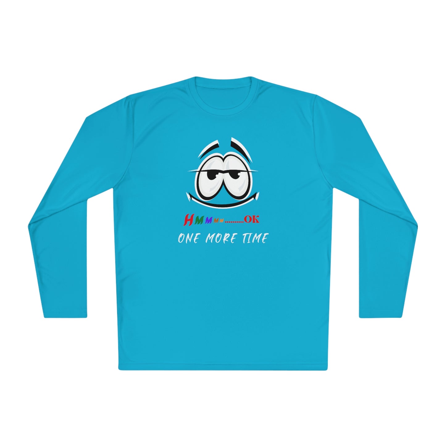 Hmmm, Unisex Lightweight Long Sleeve Tee