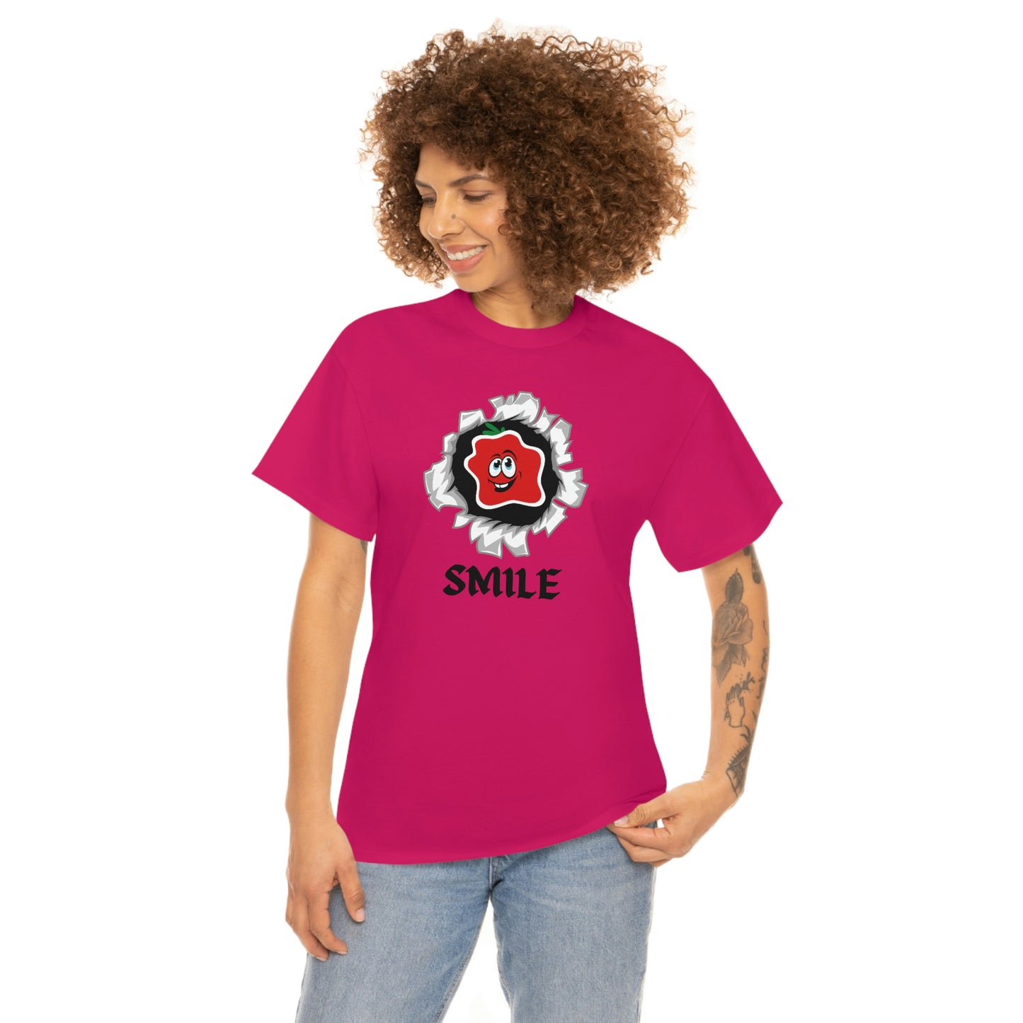 Smile Unisex Heavy Cotton Tee