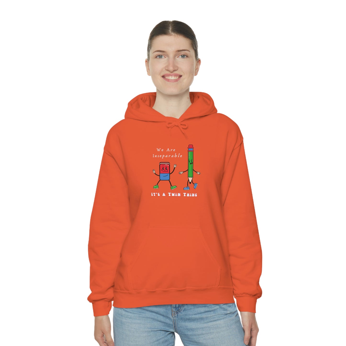 Twin, Unisex Heavy Blend™ Hooded Sweatshirt