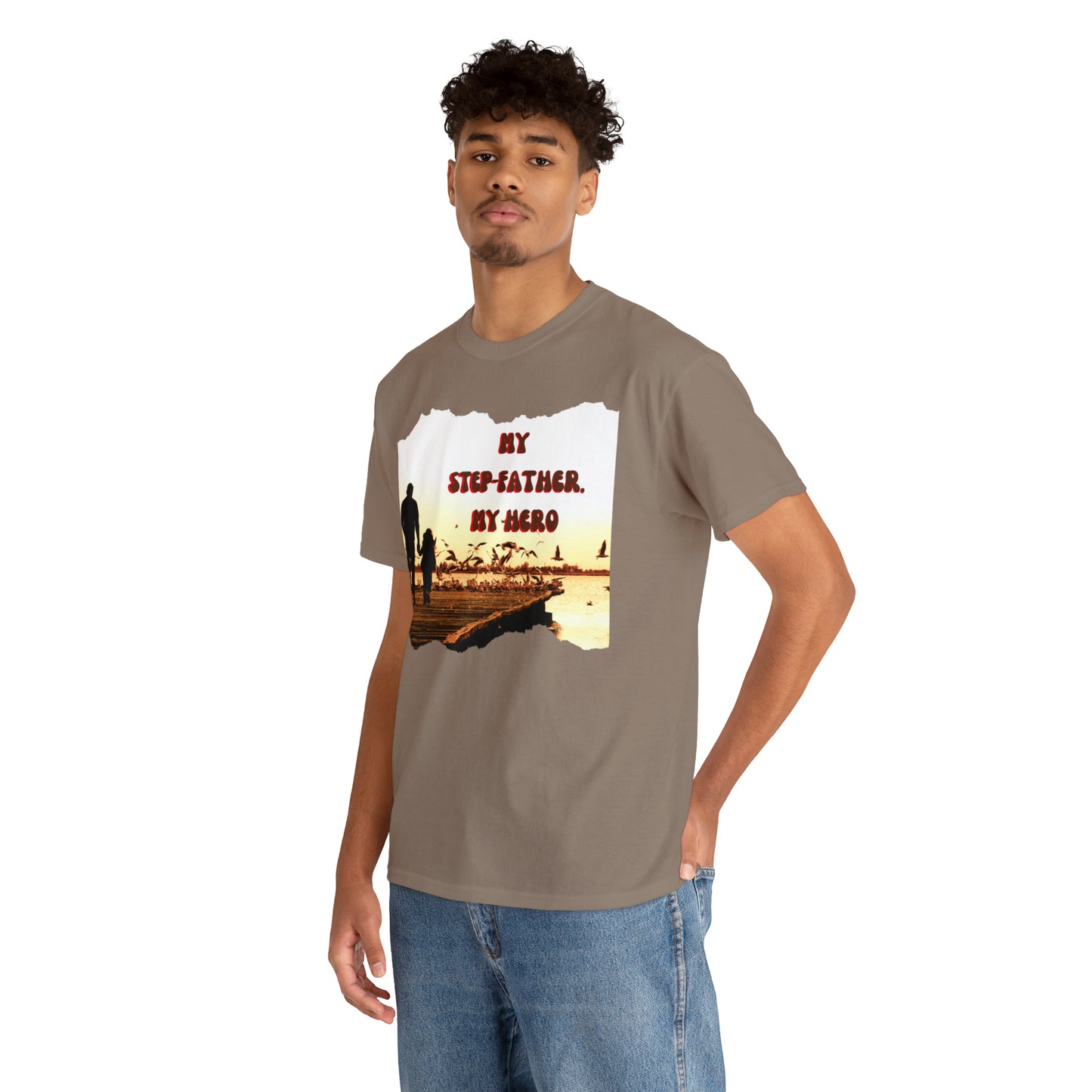 Exotic Print Father' Day Unisex Heavy Cotton Tee