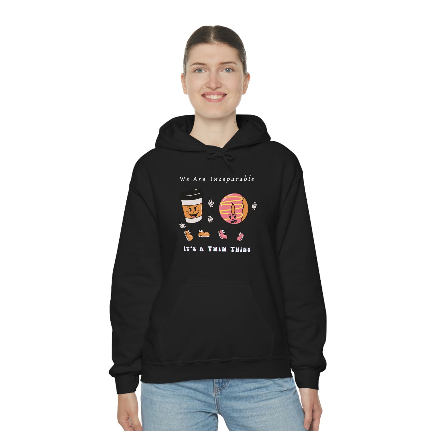 Twin, Unisex Heavy Blend™ Hooded Sweatshirt