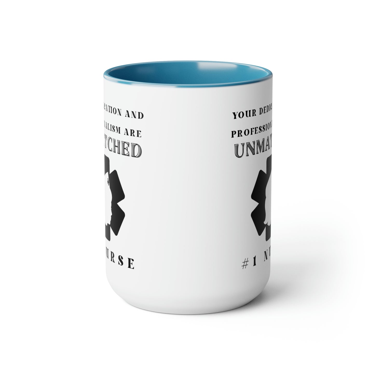 Medical, CVICU, EKG, Two-Tone Coffee Mugs, 15oz