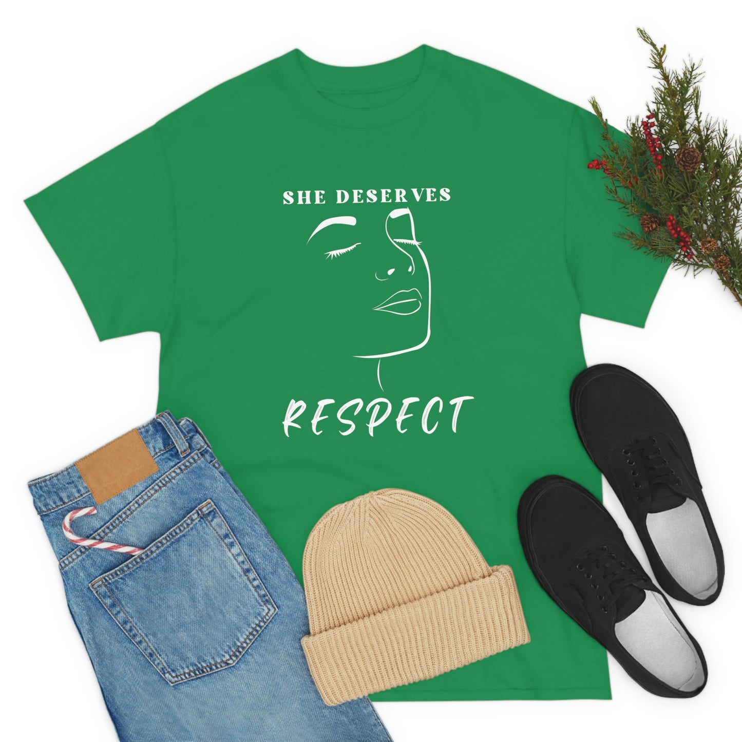 Respect Unisex Heavy Cotton Tee