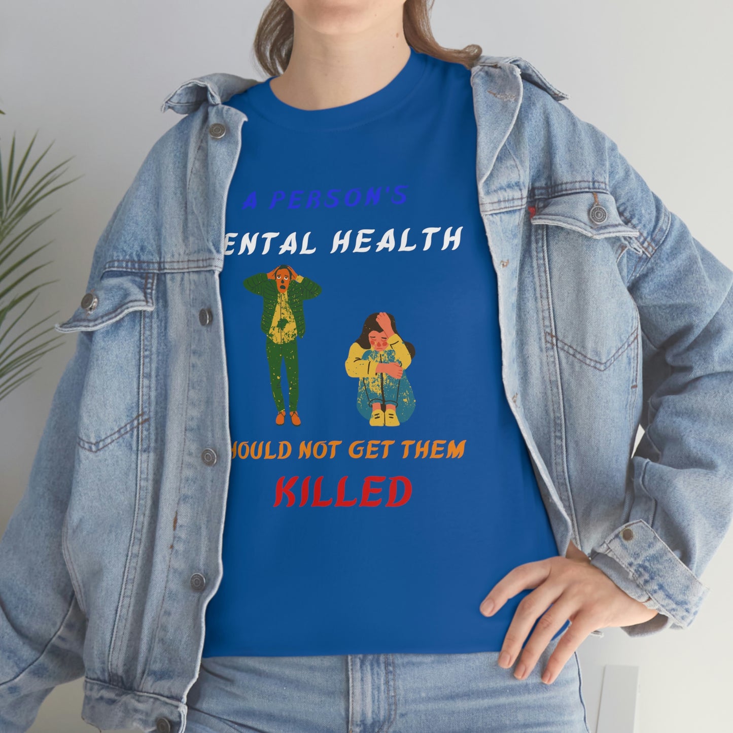 Mental Health Unisex Heavy Cotton Tee