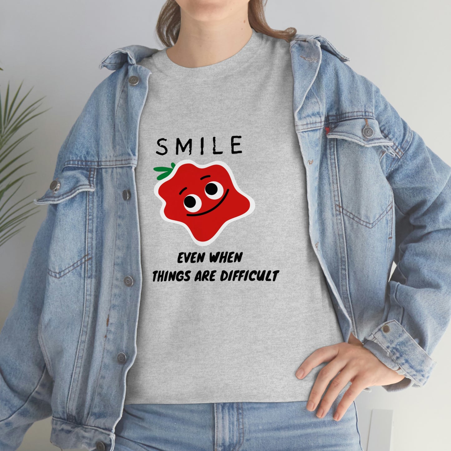 Smile Unisex Heavy Cotton Tee