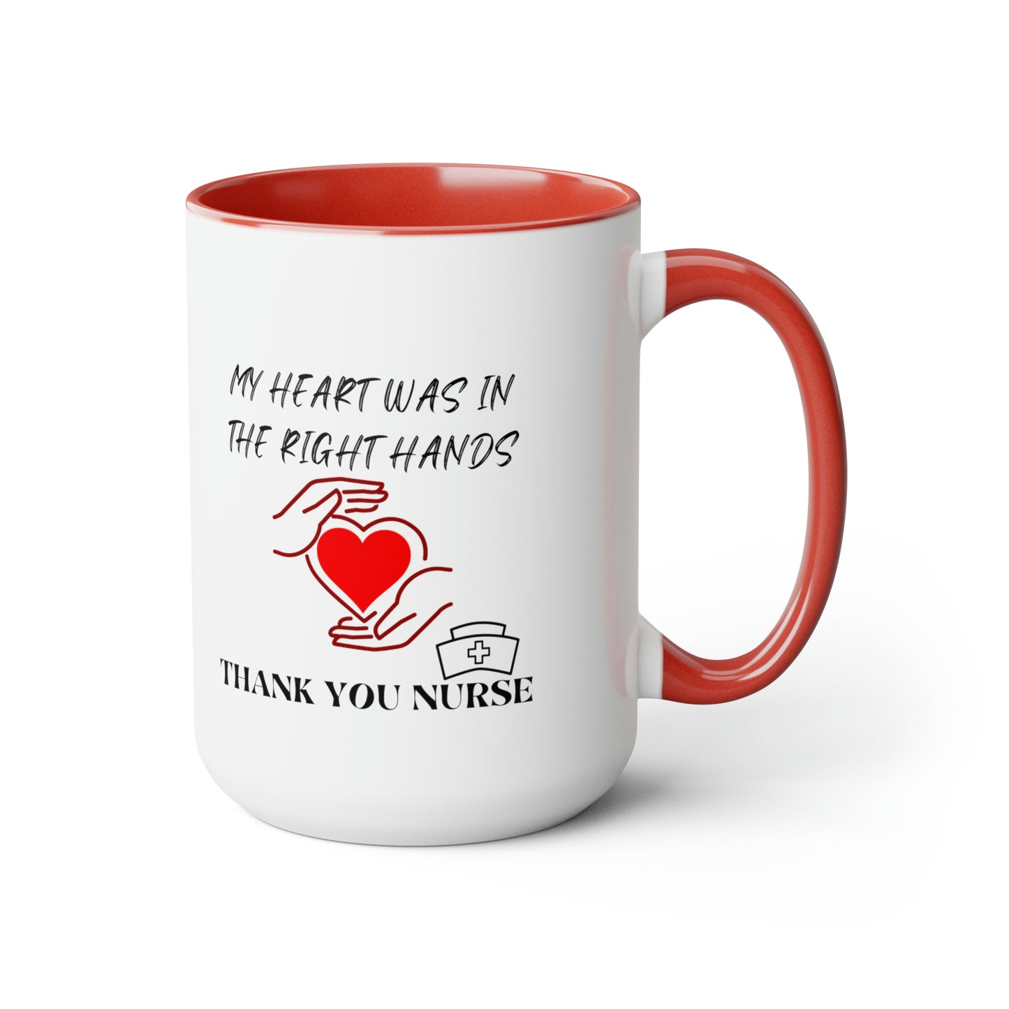 Medical, CVICU, EKG, Two-Tone Coffee Mugs, 15oz