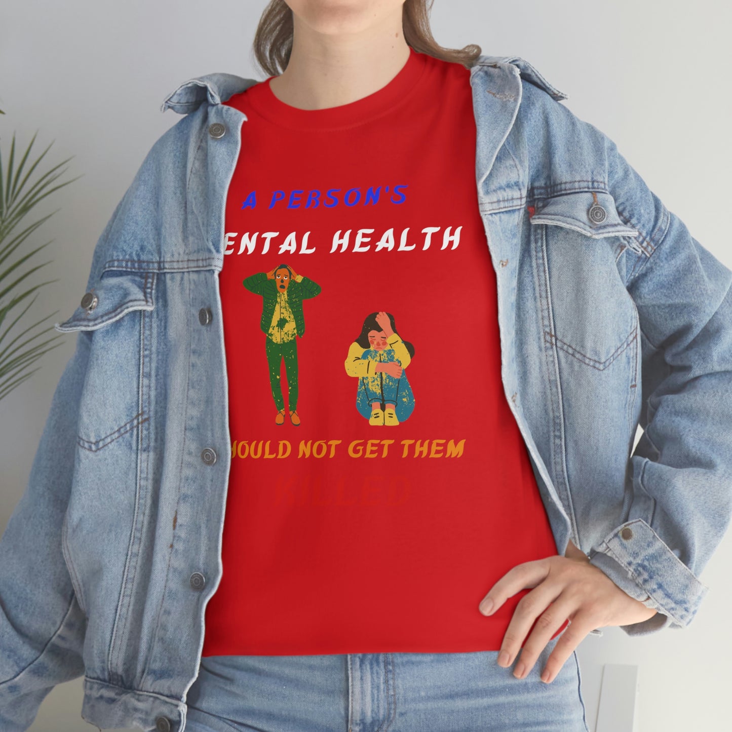 Mental Health Unisex Heavy Cotton Tee