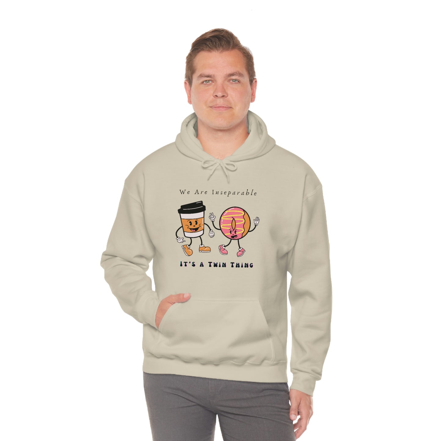 Twin, Unisex Heavy Blend™ Hooded Sweatshirt