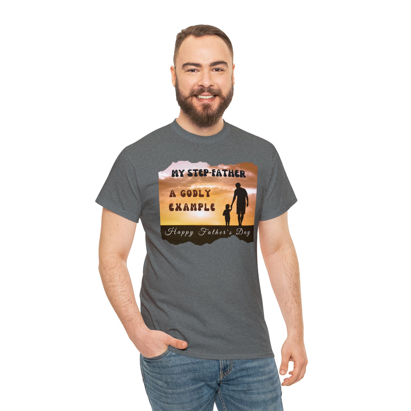 Exotic Print Father's Day Unisex Heavy Cotton Tee