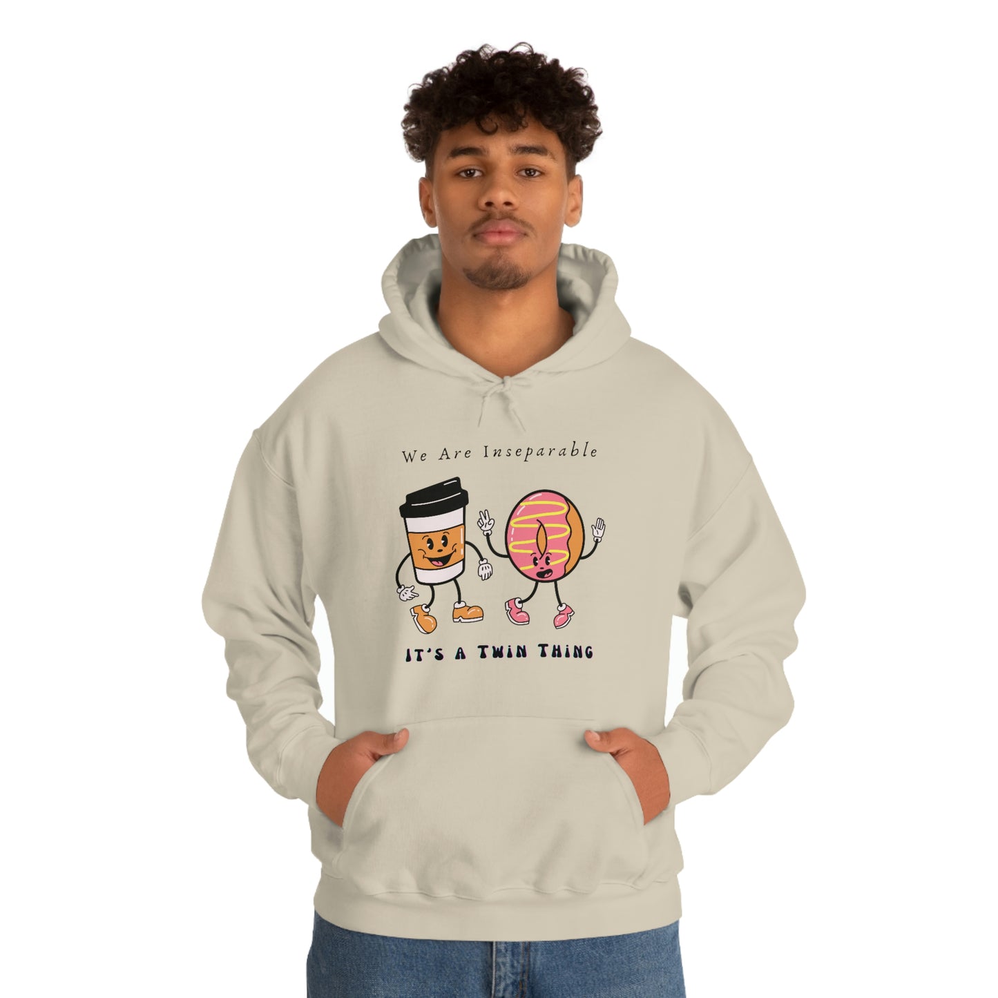 Twin, Unisex Heavy Blend™ Hooded Sweatshirt