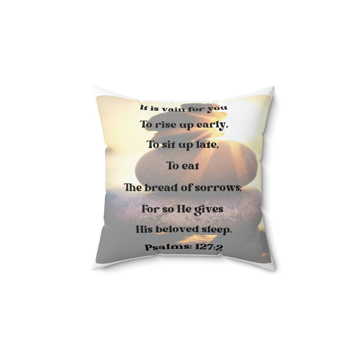 Spun Polyester Square Pillow