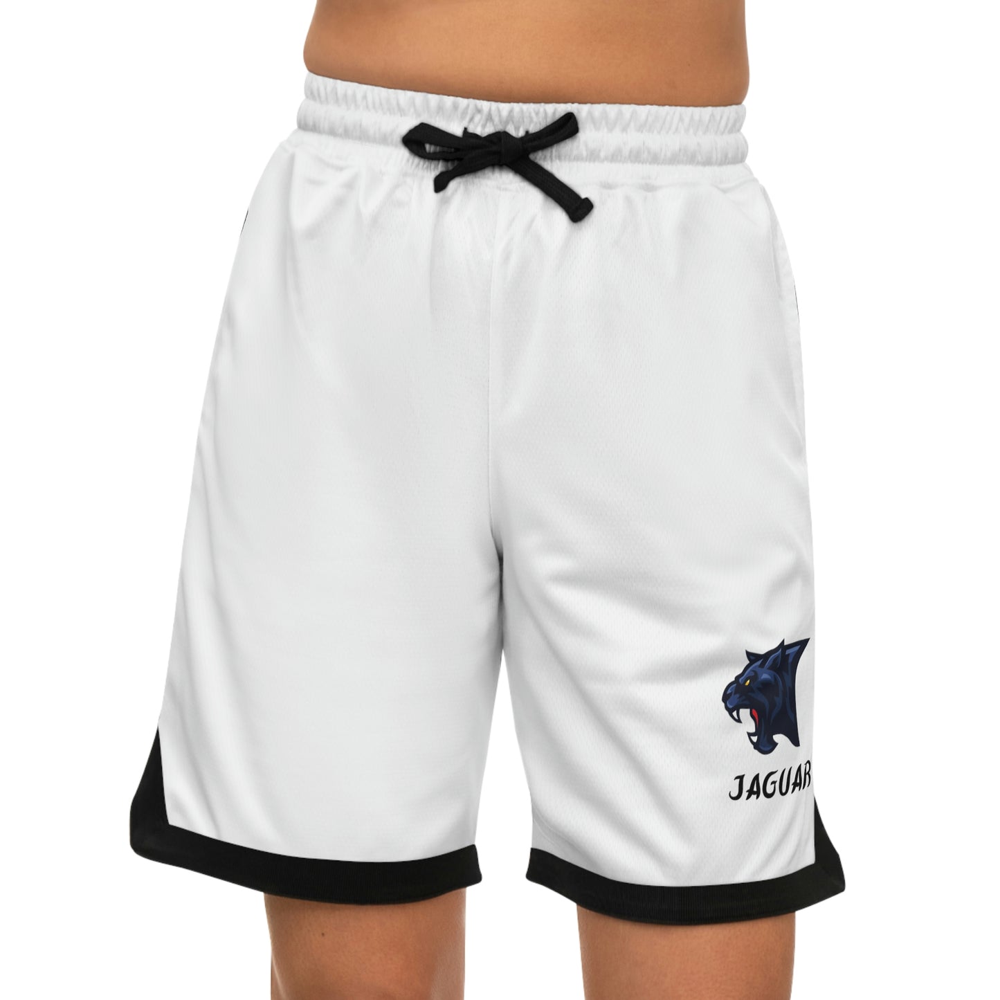 Jaguar Emblem Basketball Rib Shorts (AOP)