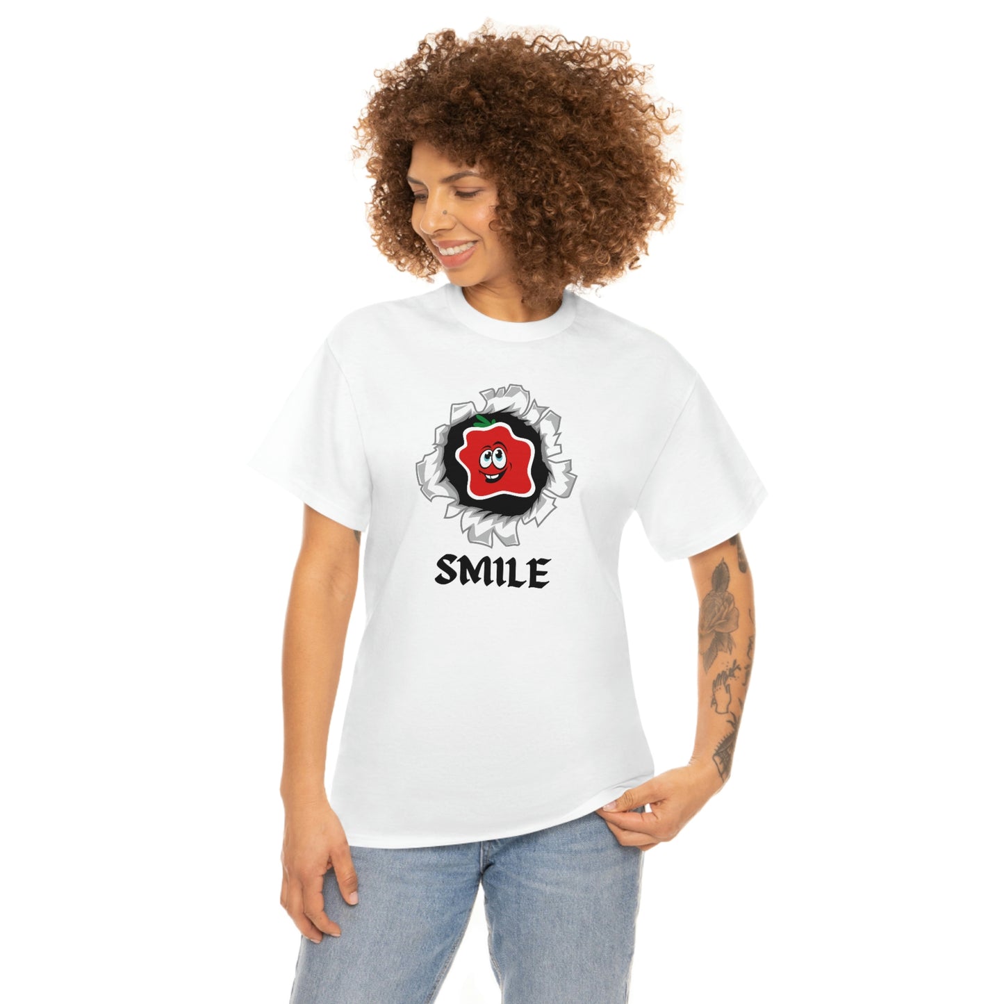 Smile Unisex Heavy Cotton Tee