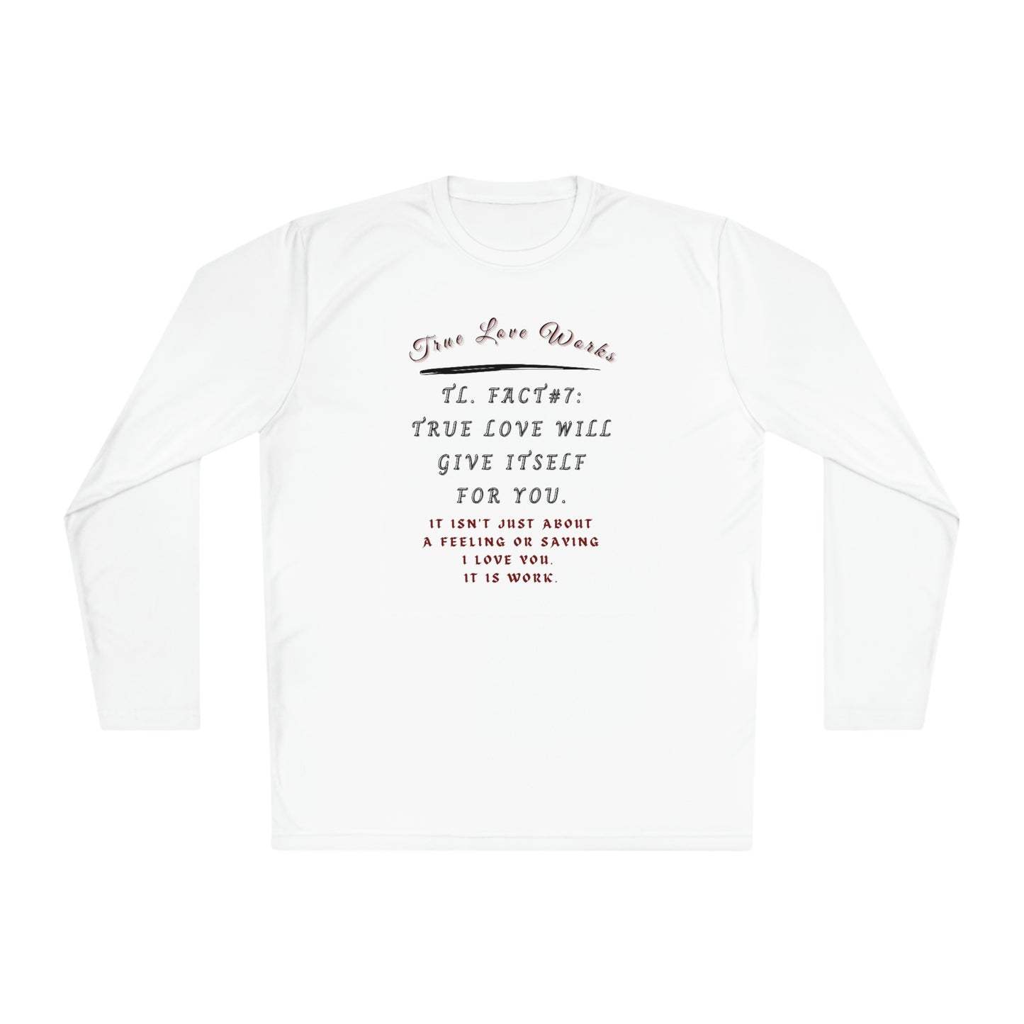 True Love, Unisex Lightweight Long Sleeve Tee