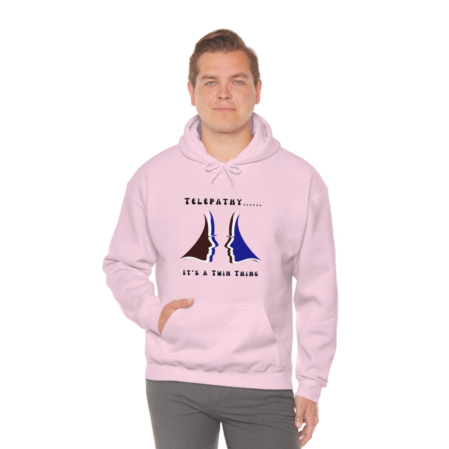 Twin, Unisex Heavy Blend™ Hooded Sweatshirt