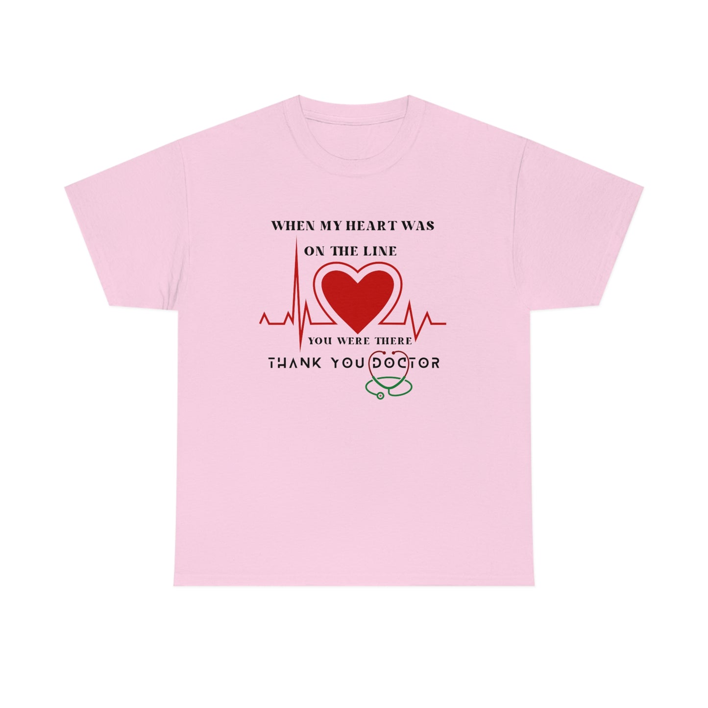 Medical, CVICU, EKG, Unisex Heavy Cotton Tee