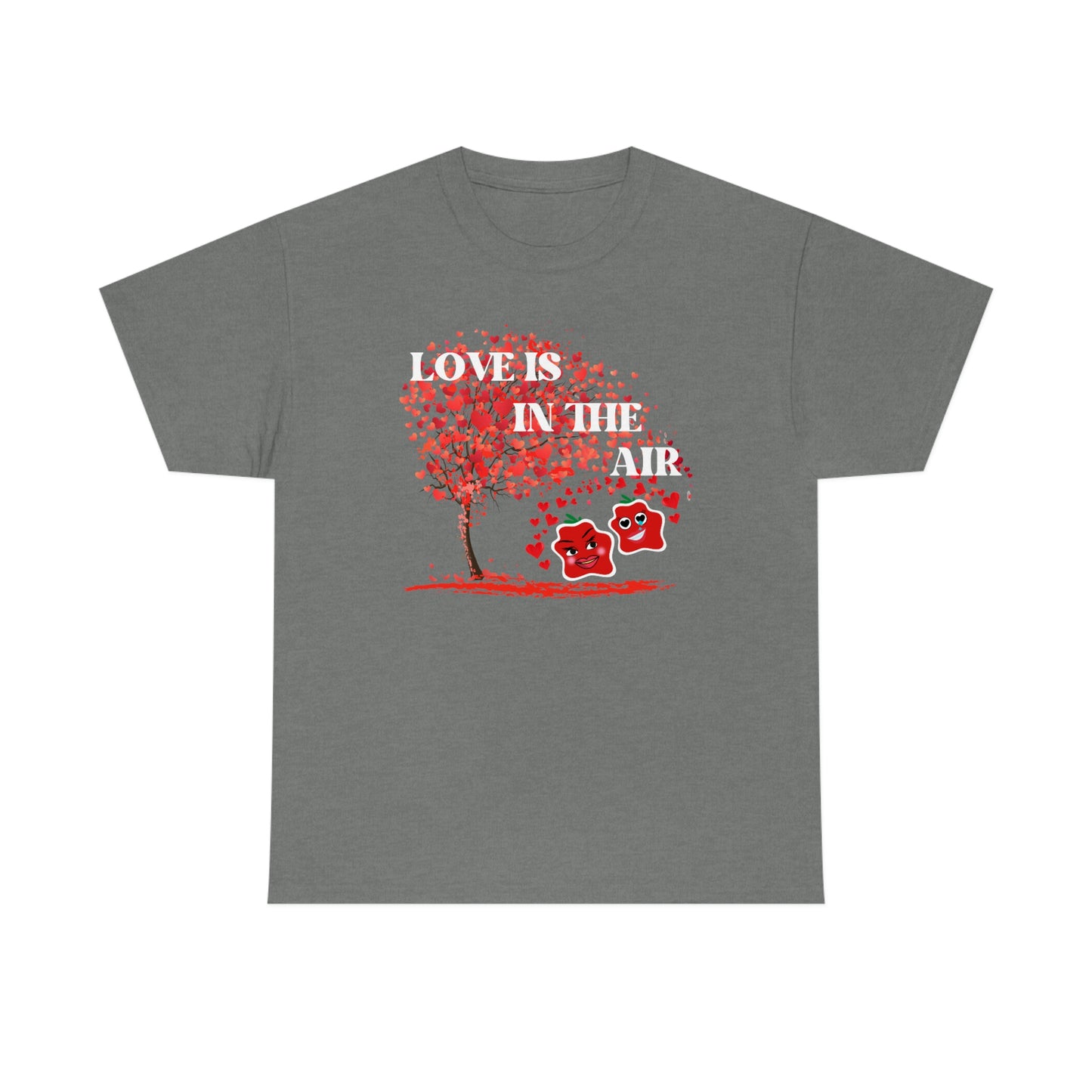 Love Is In The Air Smile Unisex Heavy Cotton Tee