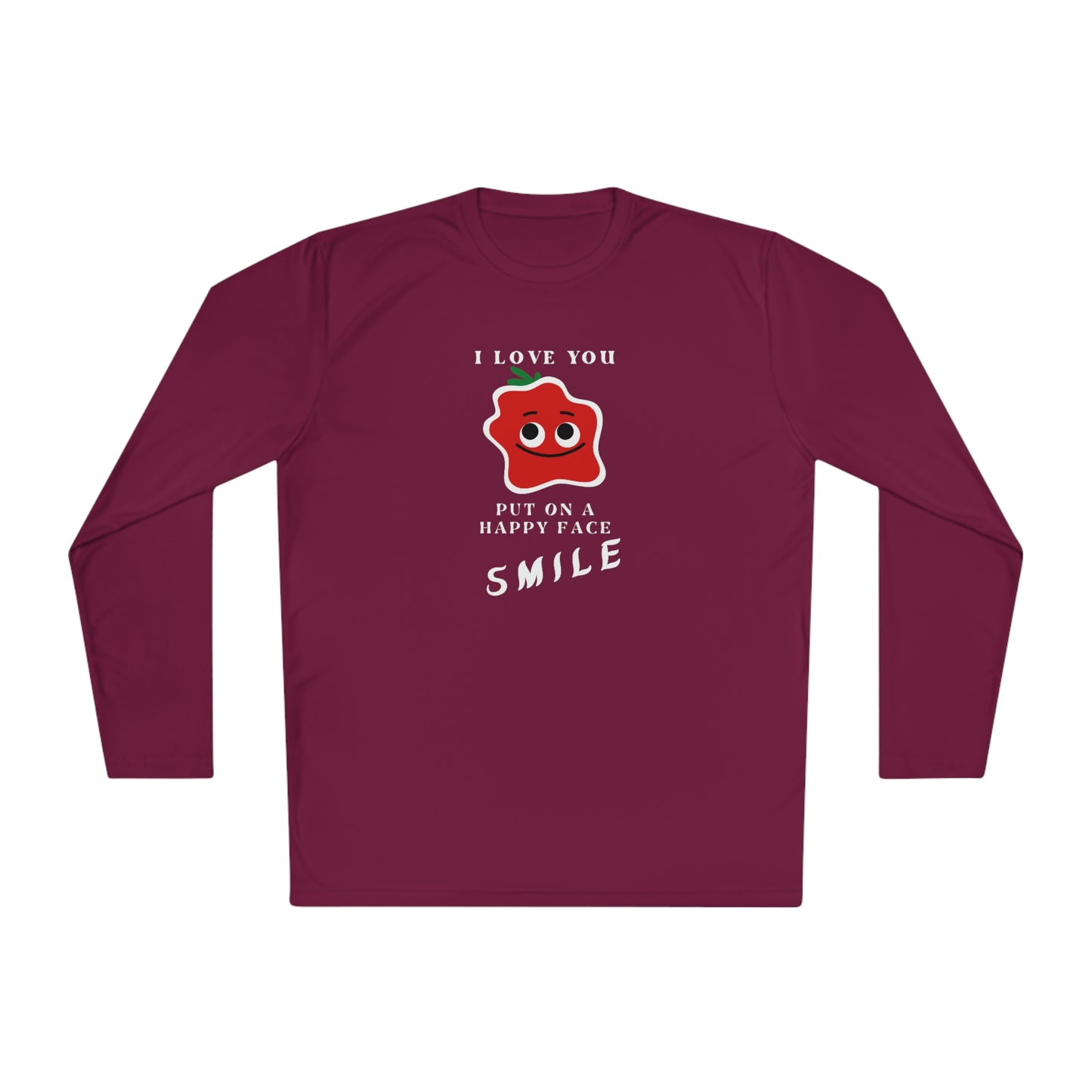 Smile Unisex Lightweight Long Sleeve Tee