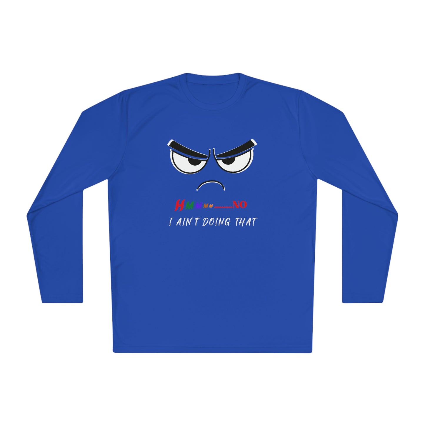 Hmmm, Unisex Lightweight Long Sleeve Tee