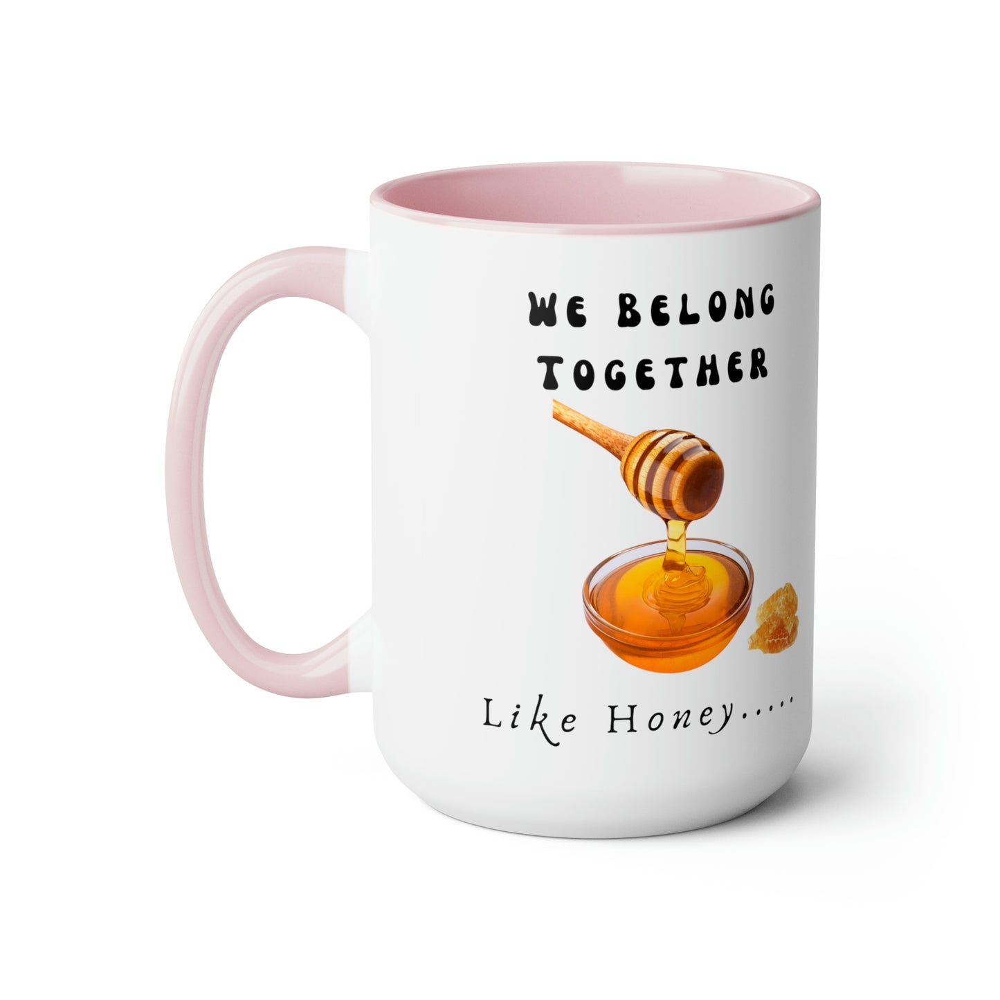 Stronger Together, Love, Two-Tone Coffee Mugs, 15oz