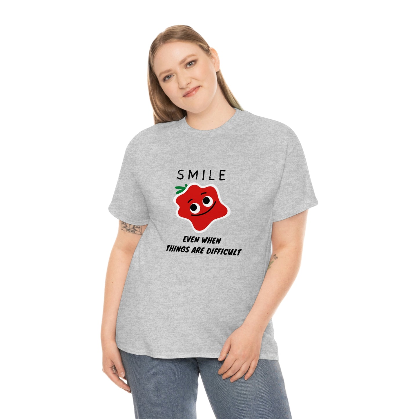 Smile Unisex Heavy Cotton Tee