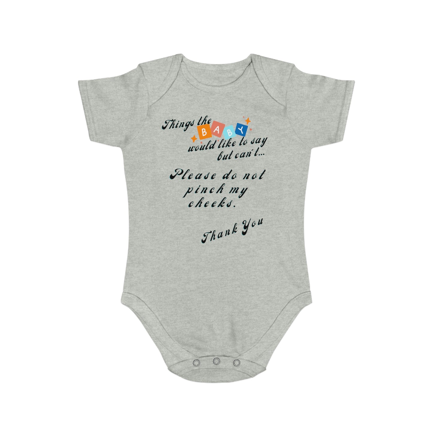 Baby Talk, Short Sleeve Baby Bodysuit