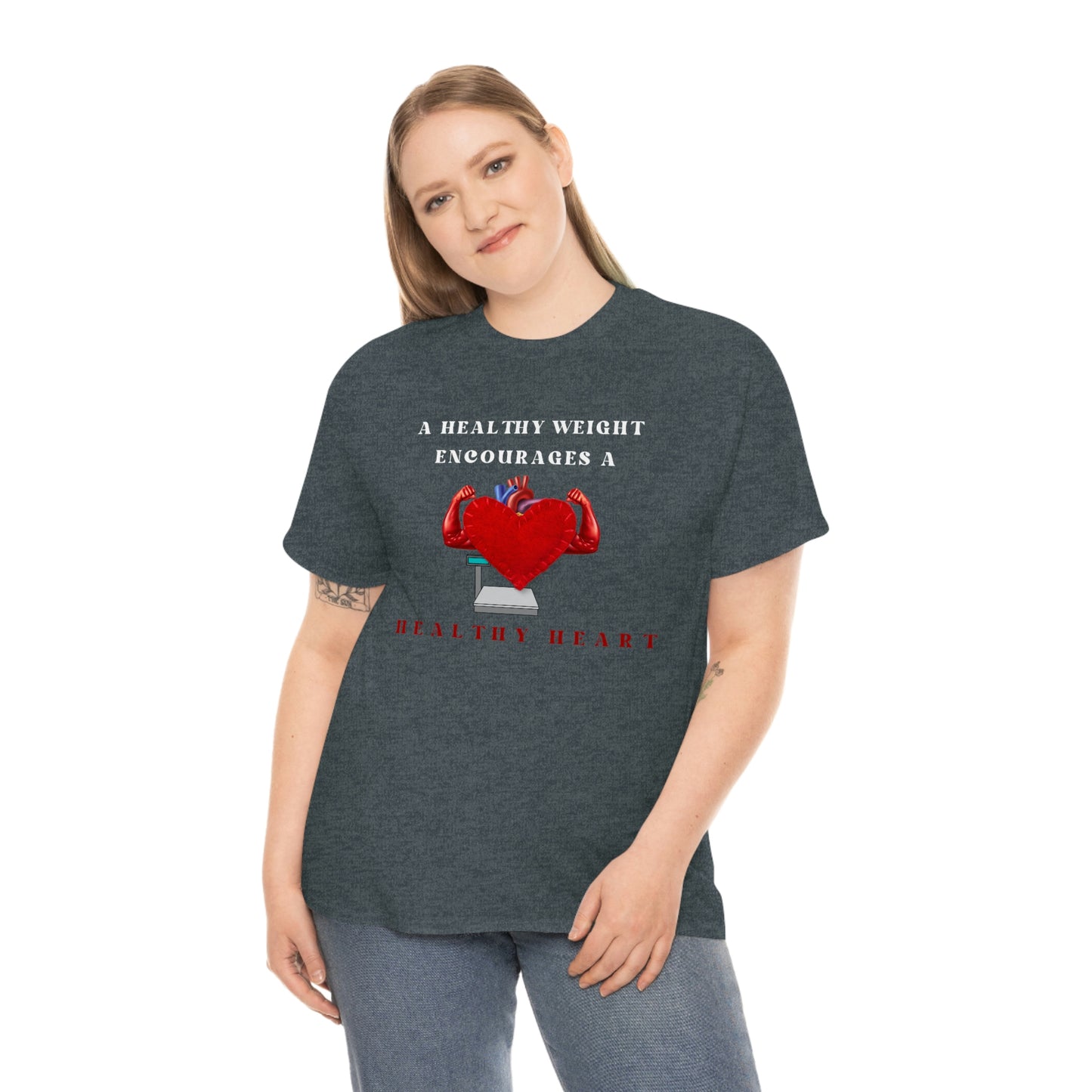 Healthy Heart Unisex Heavy Cotton Tee