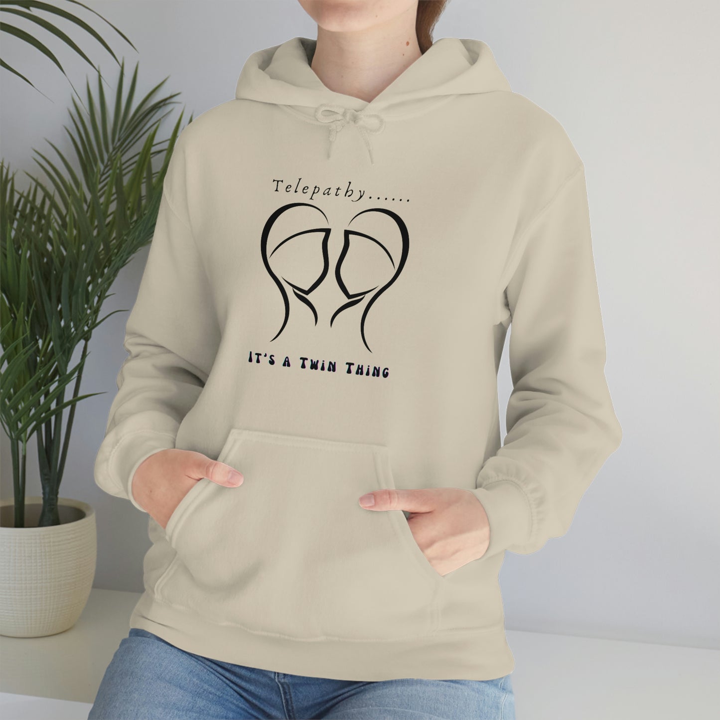 Twin, Unisex Heavy Blend™ Hooded Sweatshirt