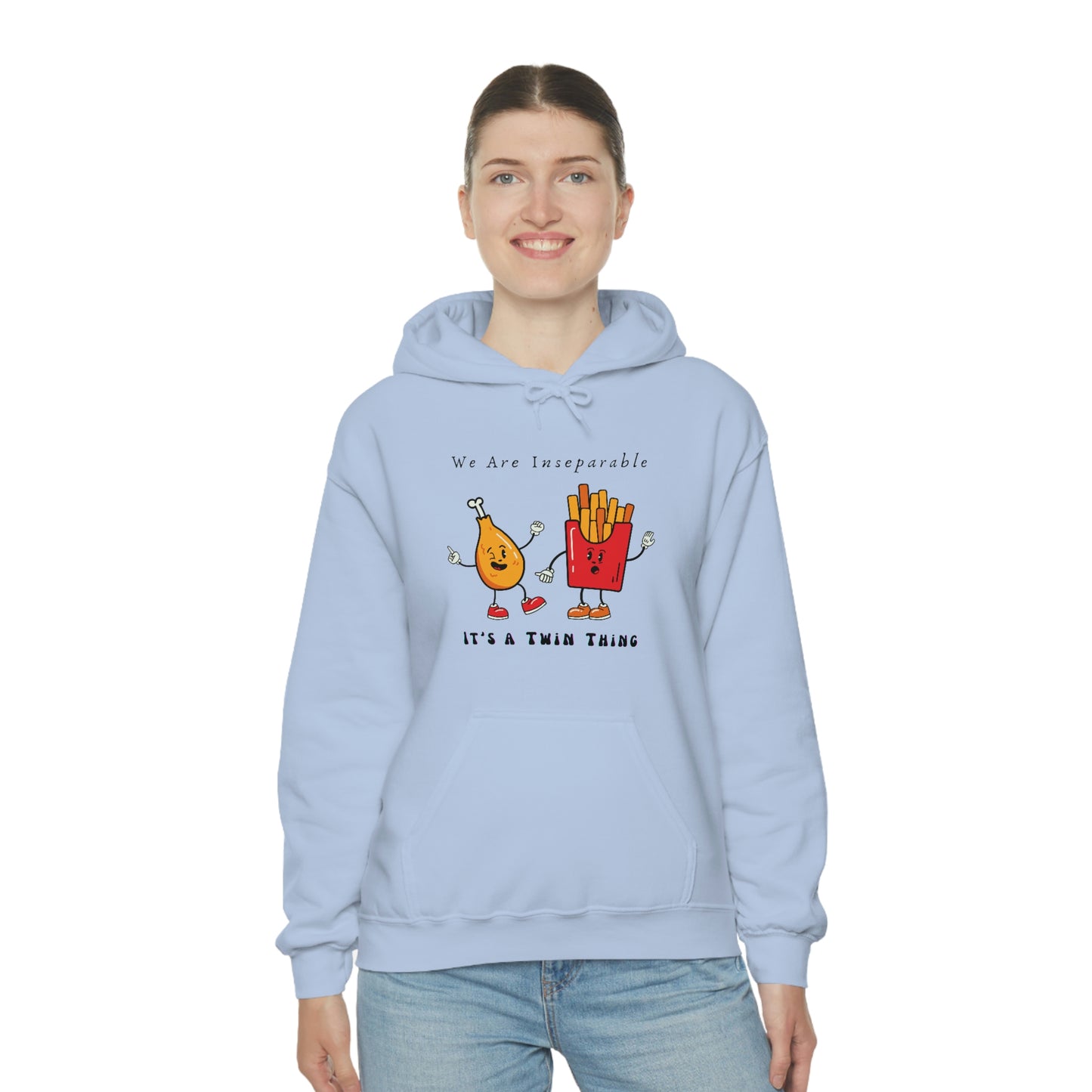 Twin, Unisex Heavy Blend™ Hooded Sweatshirt