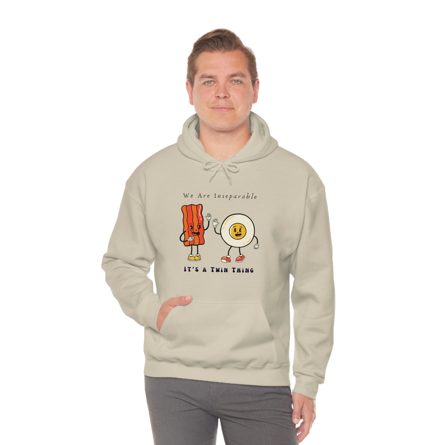 Twin, Unisex Heavy Blend™ Hooded Sweatshirt