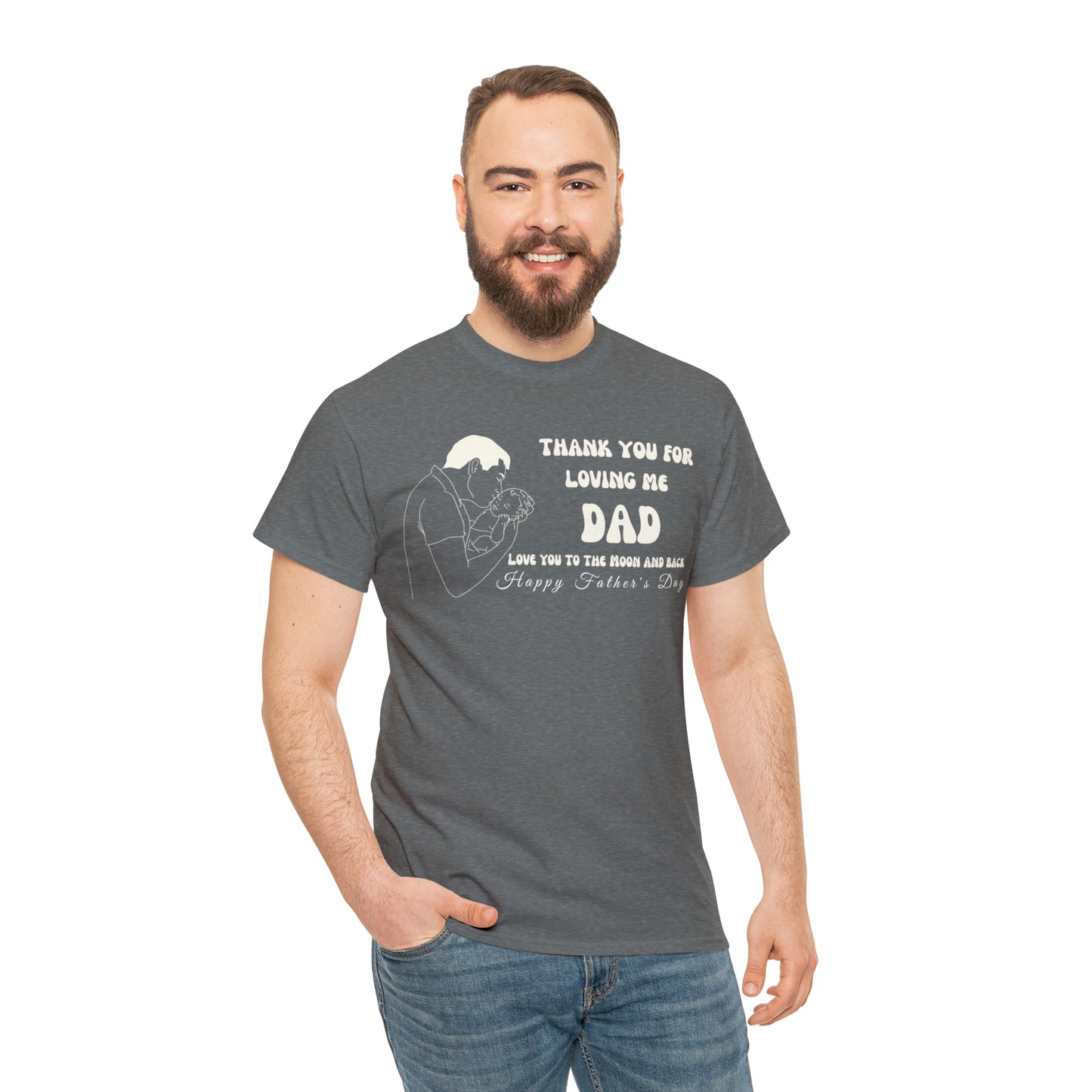 Exotic Print Father's Day Unisex Heavy Cotton Tee