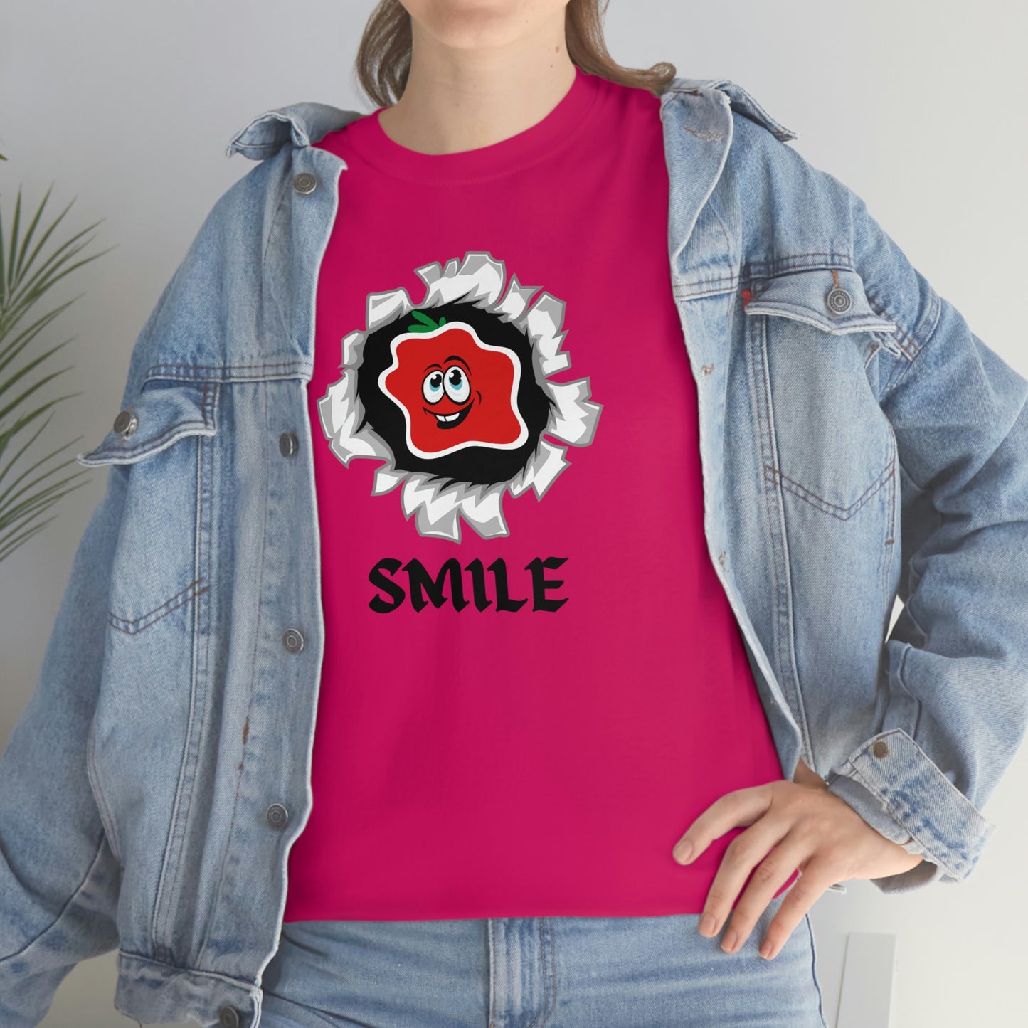 Smile Unisex Heavy Cotton Tee